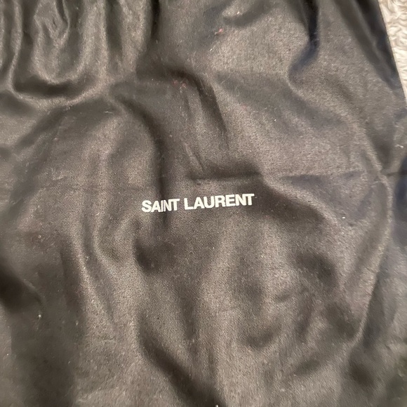 Authentic Saint Laurent Paris red D’orsay suede pumps with dust bag. - Picture 8 of 10